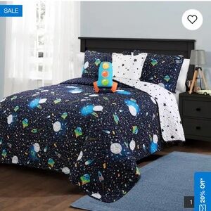 Space-Themed Twin Bedding Set